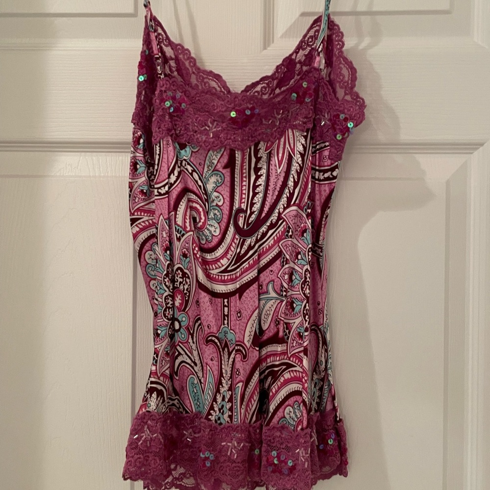 Lavender multicolor camisole